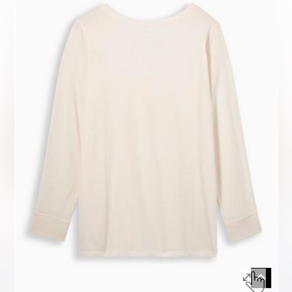 Torrid Smiley Doodles Classic Fit long sleeve tshirt - Picture 3 of 7